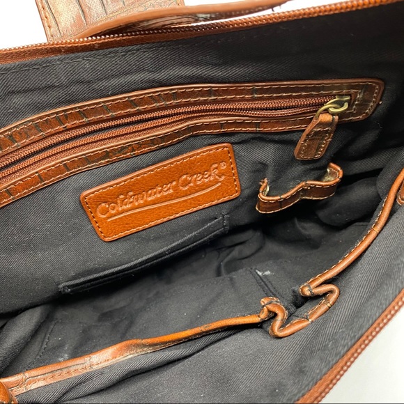 🍄3 for$25 Coldwater Creek Woven Baguette Handbag - Picture 6 of 6